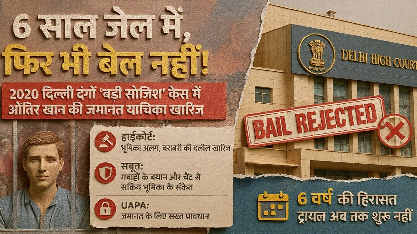 दिल्ली दंगा साजिश केस: छह साल हिरासत के बाद भी आतिर खान को जमानत नहीं