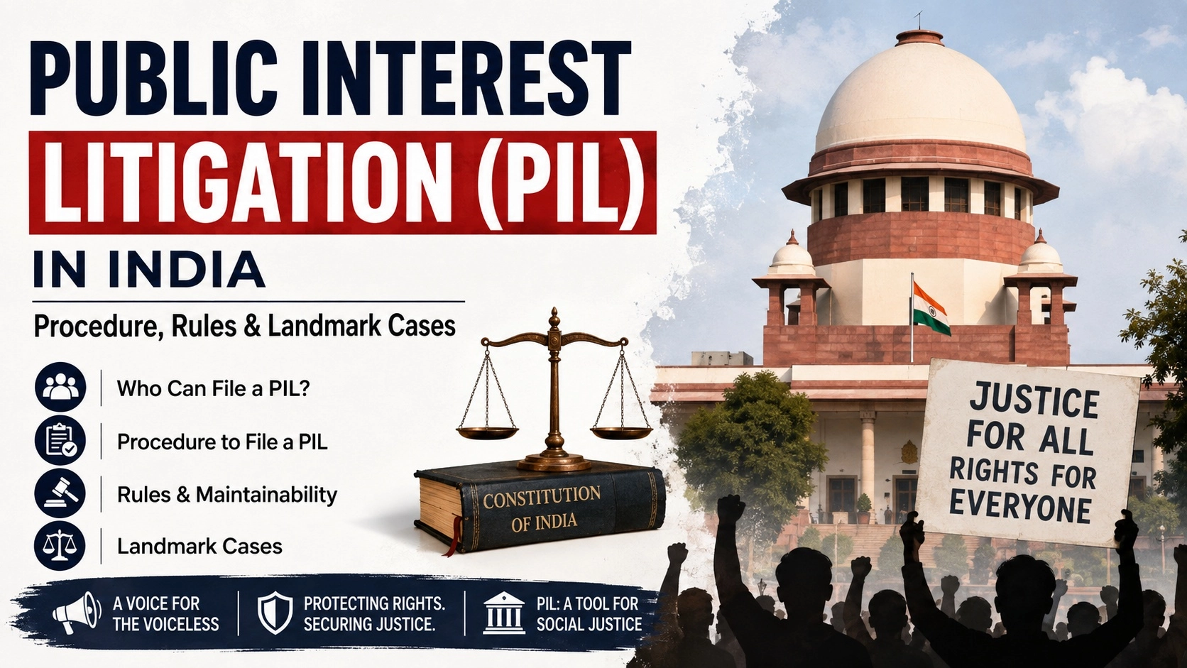 Public Interest Litigation (PIL) in India: Procedure, Rules & Landmark Cases
