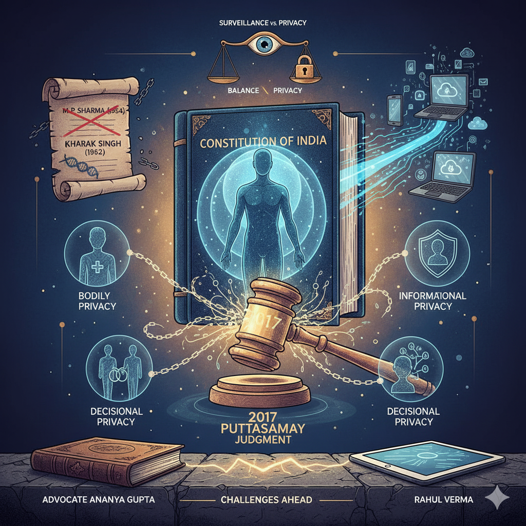 Right to Privacy in India: Evolution, Scope, and Modern Challenges