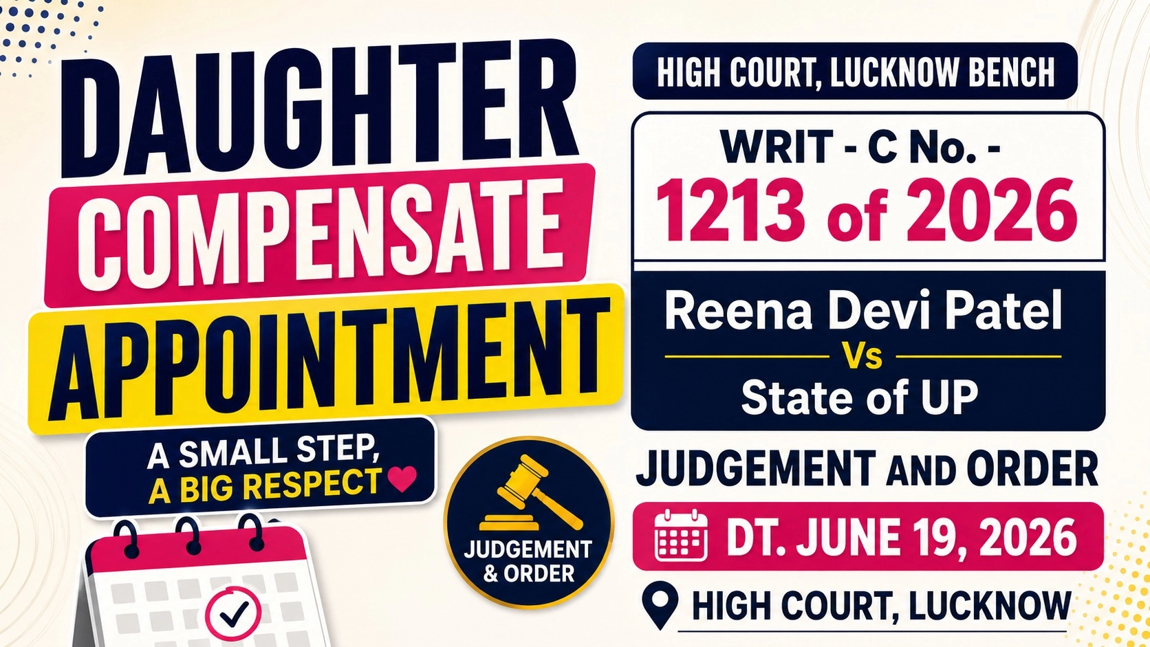 Married daughter can not denied for compensate appointment. Allahabad High Court 