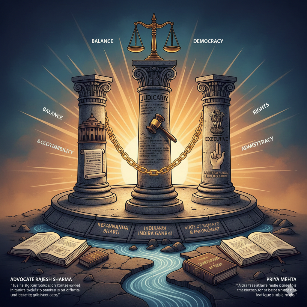 The Constitutional Balance of Power: Understanding the Separation of Powers in India