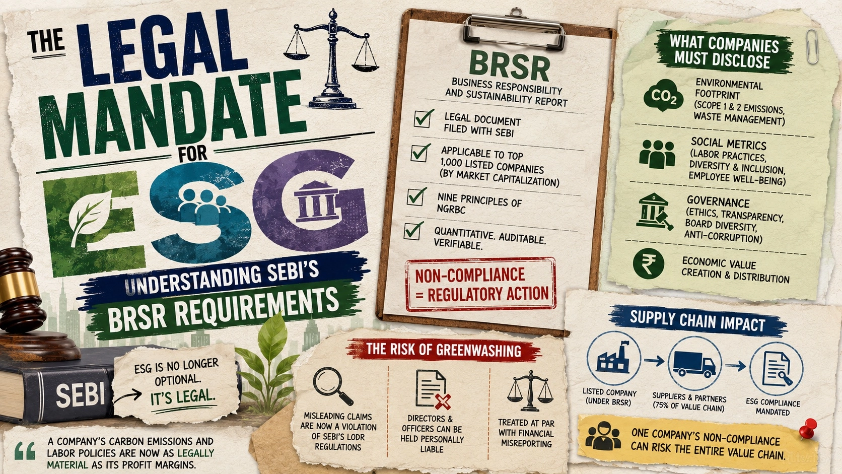 The Legal Mandate for ESG: Understanding SEBI's BRSR Requirements